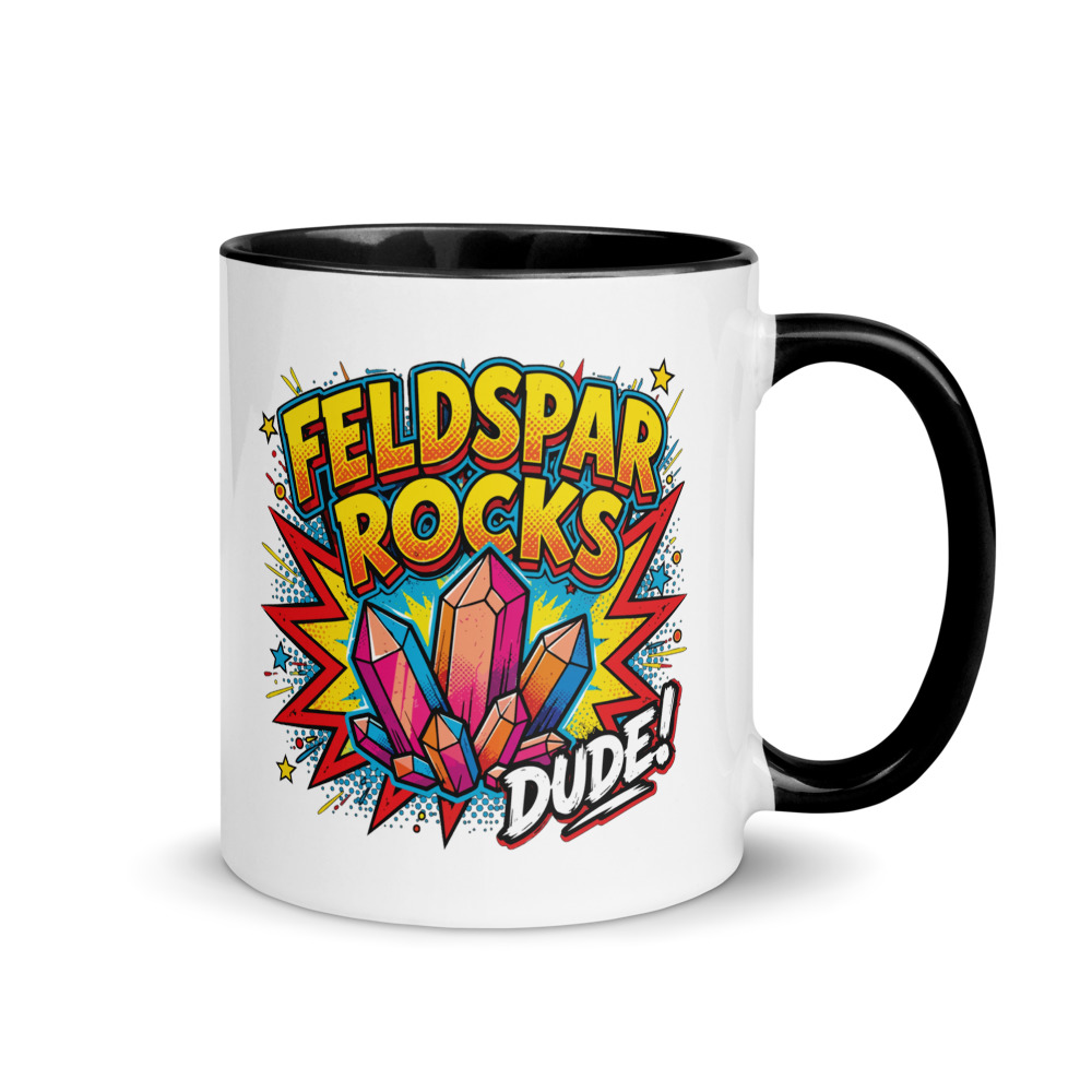 Feldspar Rocks Mug (with colour inside)